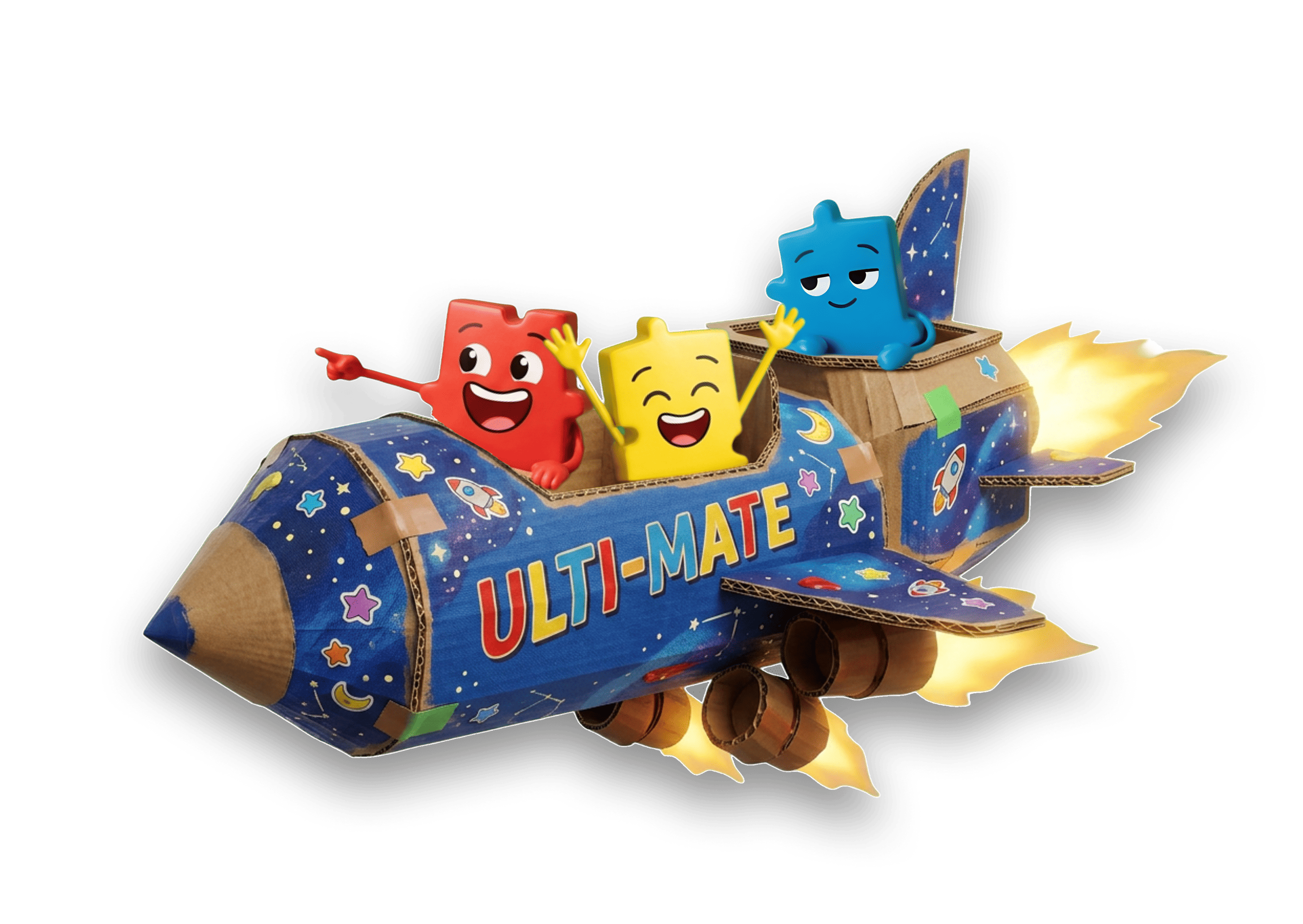 Mascots on Rocket